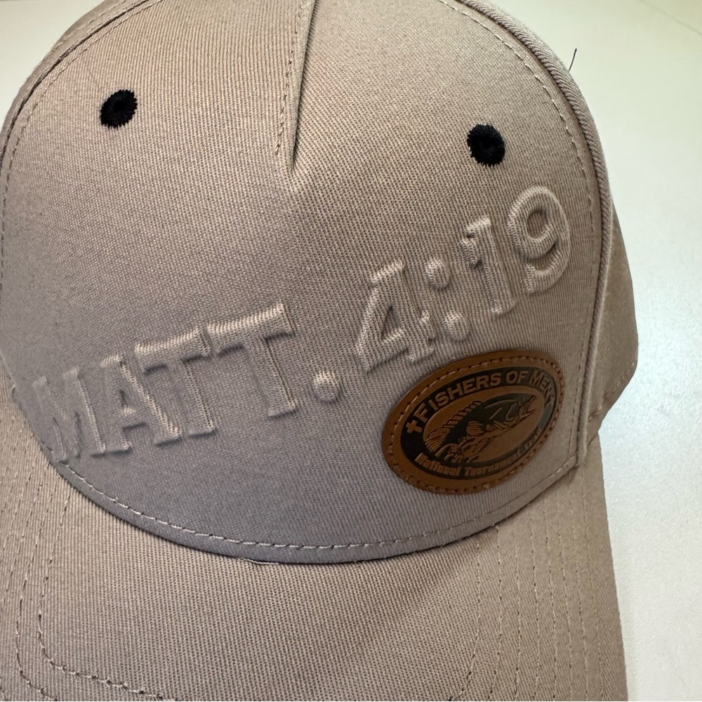 Fishers of Men National Tournament Christian Fishing Hat Cap Adjustable Cotton